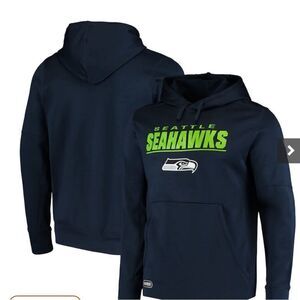 Seattle Seahawks New Era Combine Authentic Stated Pullover Hoodie - College Navy
